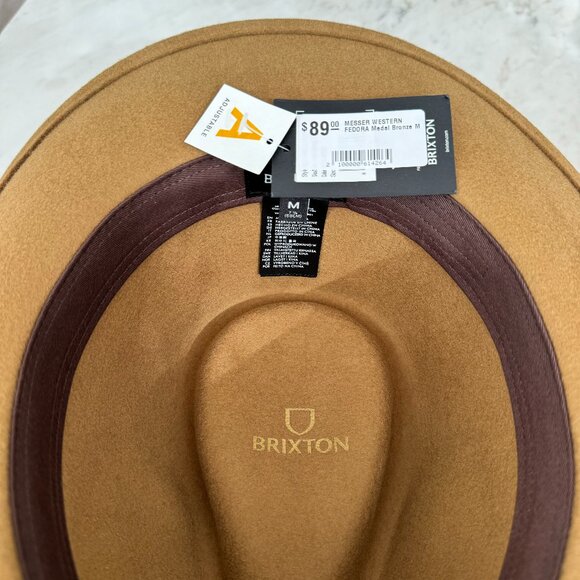 NWT! Brixton Cowboy Hat Messer Western Fedora